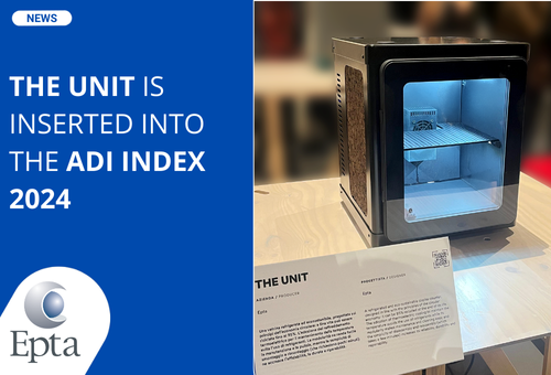 THE UNIT INCLUIDA OFICIALMENTE EN EL ADI INDEX 2024: LA SOLUCIÓN SOSTENIBLE DE EPTA ENTRE LOS PRODUCTOS ICÓNICOS DEL DISEÑO ITALIANO
