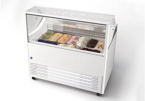 Vitrine à glace réfrigérée Delight 10 Lite pour le service et la présentation de glaces en vrac